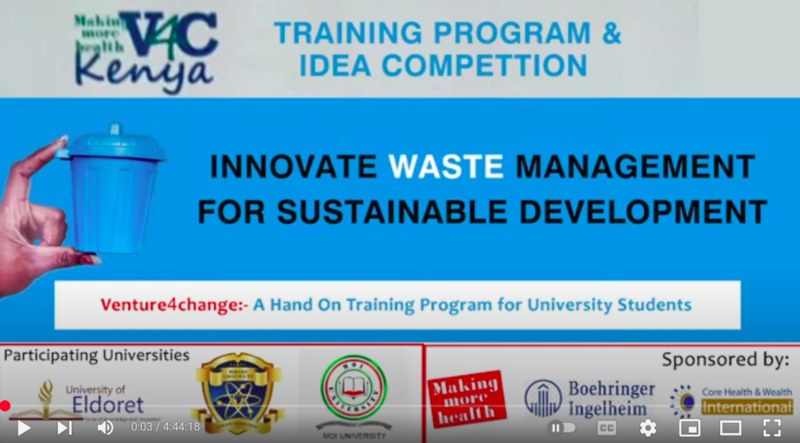 V4C Kenya Training Program & Idea Competition Day Two – Afternoon Session