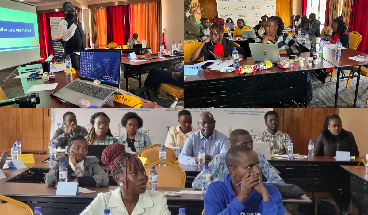 TAGDev 2.0 University of Eldoret Empowers Young Agripreneurs Through Enterprise Acceleration Sprint Bootcamp